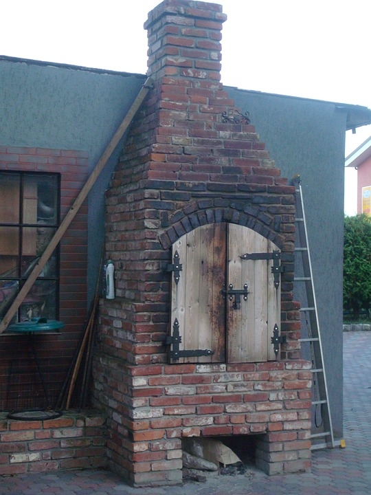 wędzarnia murowana z cegły