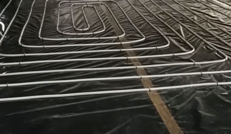 podłogówka i parkiet