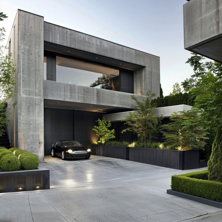 klasyczny podjazd betonowy może pękać