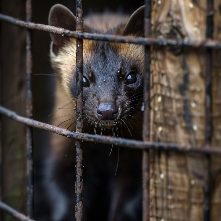 kuna złapana do żywołpaki