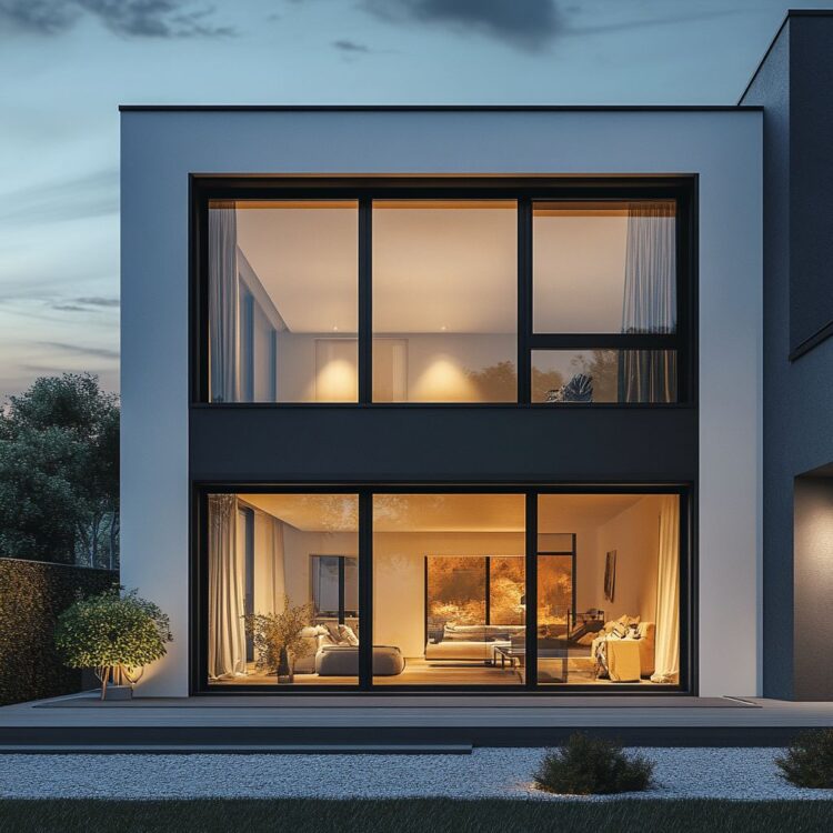 duże przeszklenia w domu