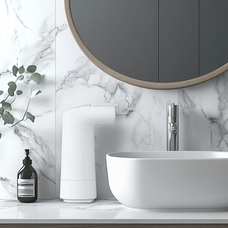 dozownik do mydła nie zawsze musi wisieć na ścianie