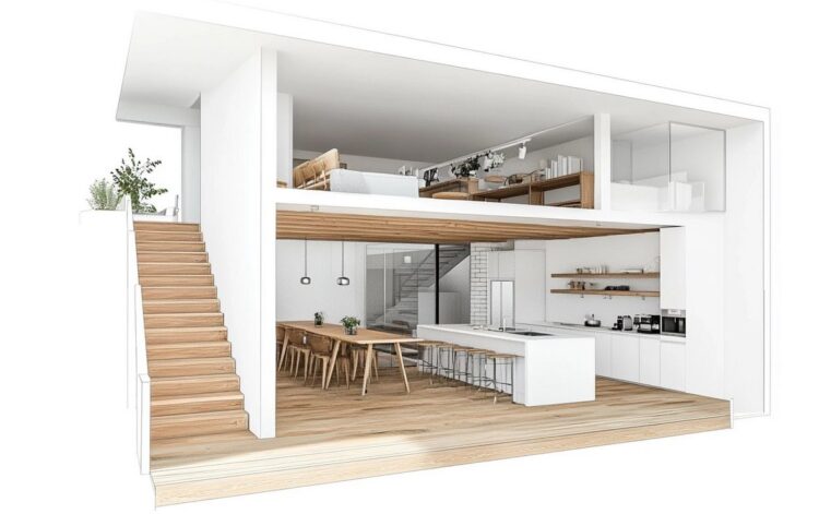 projekt domu w technologii 3d