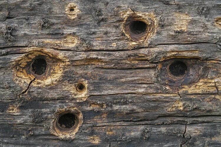 szkodniki niszczące drewno