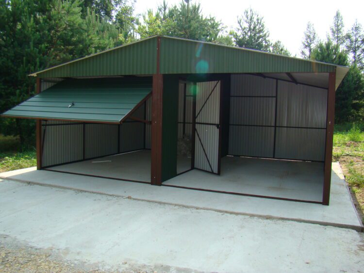 garaż z pomieszczeniem gospodarczym