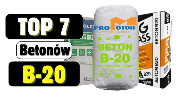 Beton B20 - ranking 2025/2026 (TOP7). Co kupić do ław, schodów i nadproży?