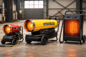 Nagrzewnice do przestrzeni przemysłowych – sprawdź, jak wybrać najlepszy model!